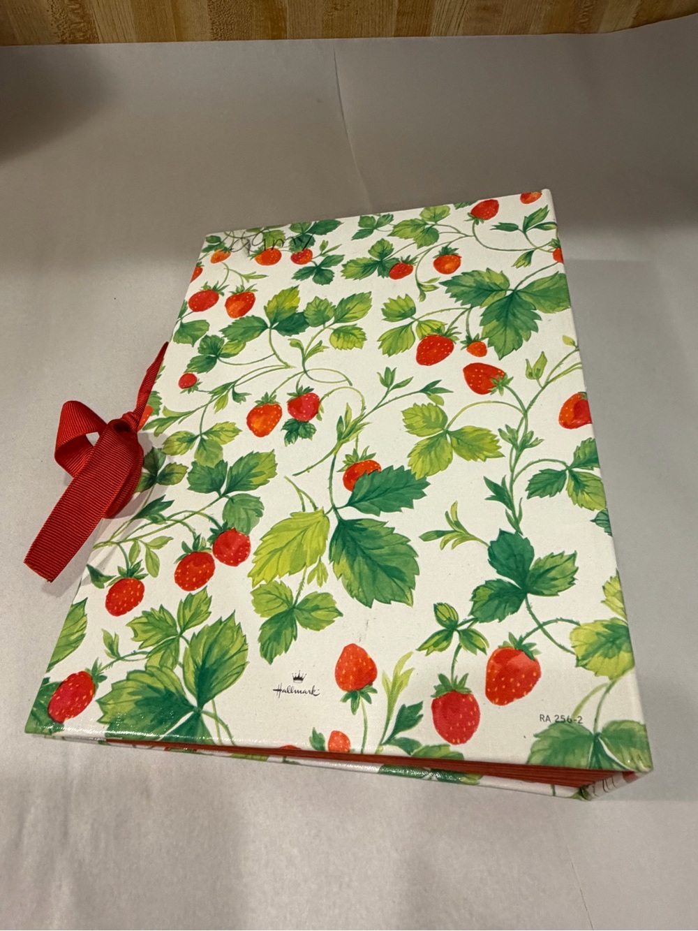 Hallmark Red and Green Strawberry Vintage AmericanRecipe